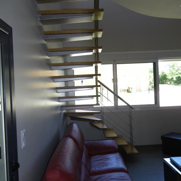 Escalier limon caché 01