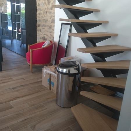 Escalier limon central 01