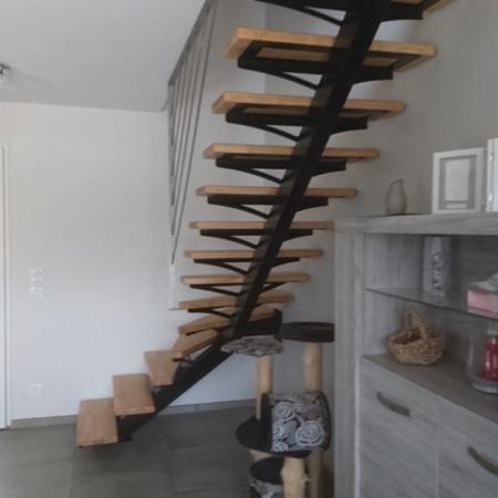 Escalier limon central 13