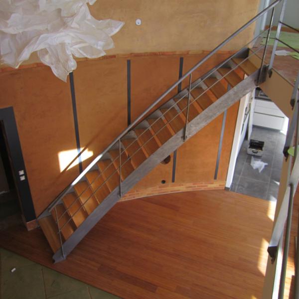 Escalier limon latéraux 10