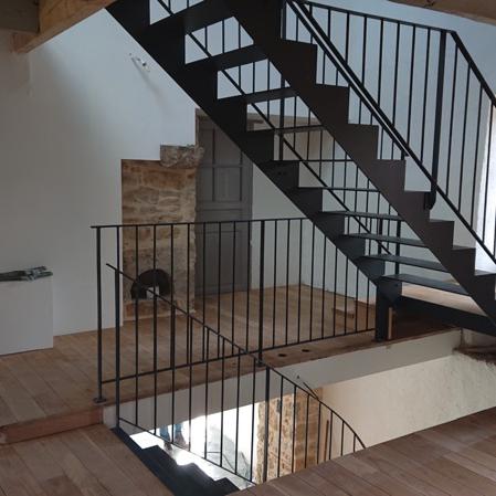 Escalier limon latéraux 11