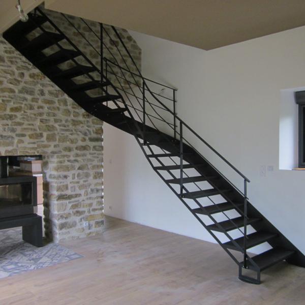Escalier limon latéraux 19